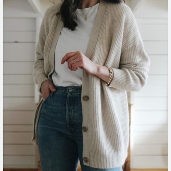 The Felted Merino Cocoon Cardigan - Picture 3 of 7